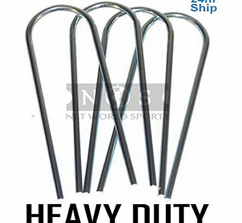Net World Sports FORZA Steel Football Goal Post Anchors / U-Pegs [Heavy Duty] for FORZA/Samba/PVC Goals [NET WORLD SPORTS]